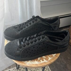 Black Lady Couture embellished sneakers! NWOT, NEVER WORN